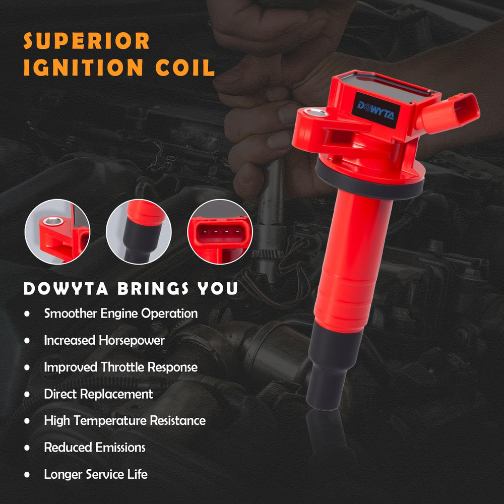 DOWYTA spark plug thread and electrode detail for consistent combustion performance