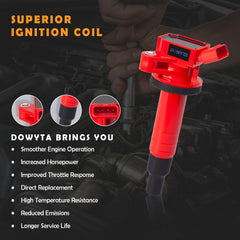 DOWYTA spark plug thread and electrode detail for consistent combustion performance