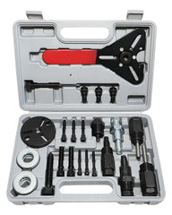 DPTOOL front view of A/C clutch kit showing full contents and durability benefit
