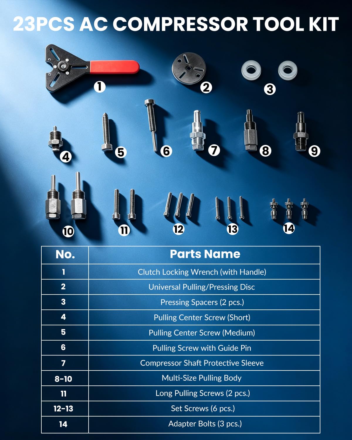 DPTOOL close-up of clutch holding plate illustrating solid construction and secure hold