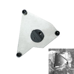 DPTOOL crank locking tool installed on engine ensuring stable crank positioning