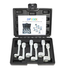 DPTOOL front packaging showing the 6-piece injector line socket set and portability benefit