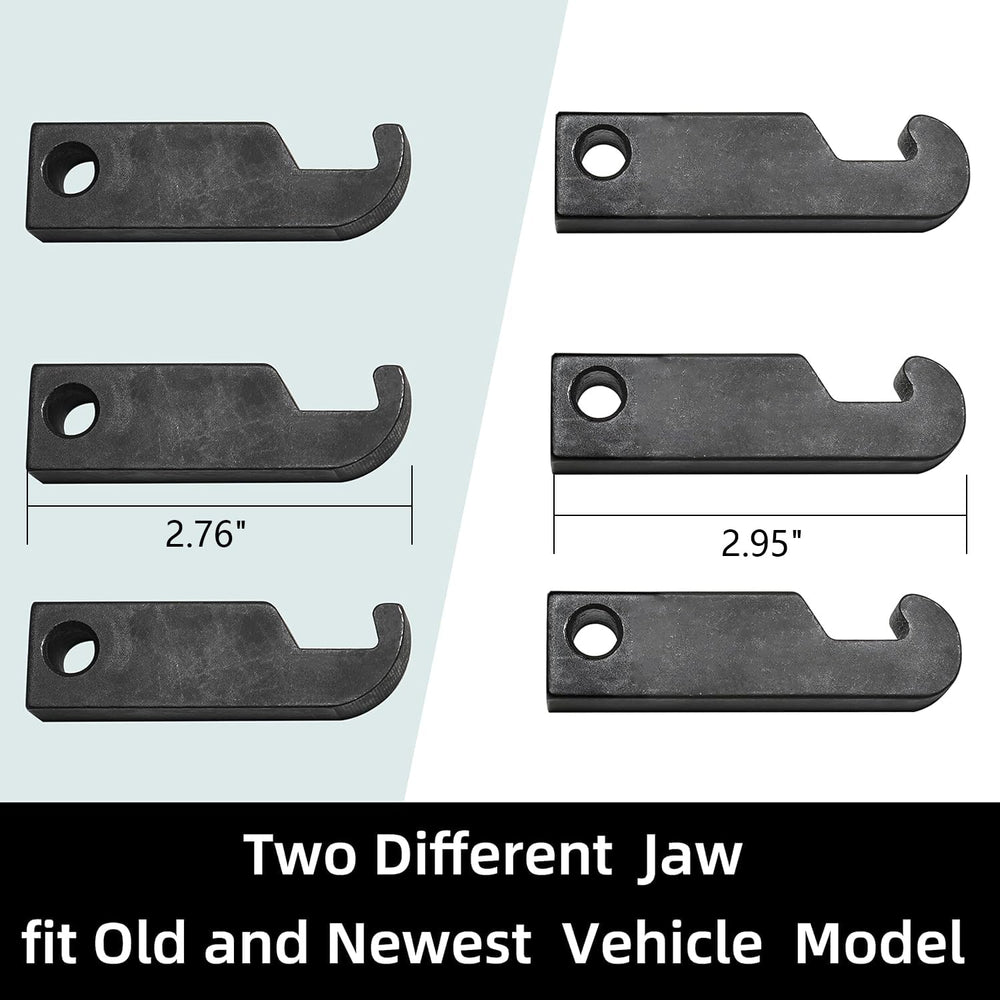 DPTOOL black-coated forcing screw and finish emphasizing corrosion resistance and durability