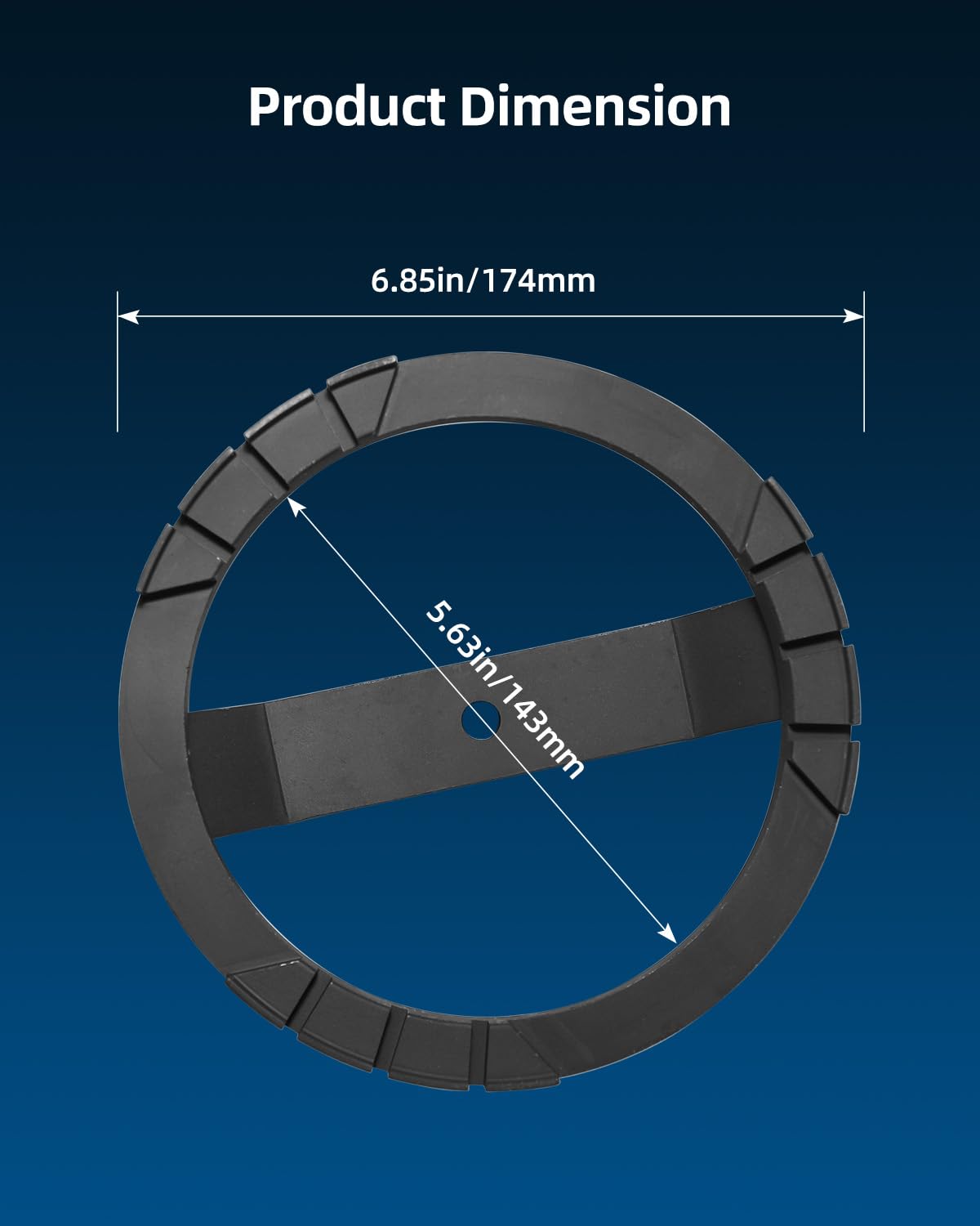 DPTOOL tool in use on a Toyota fuel tank retaining ring for safe removal