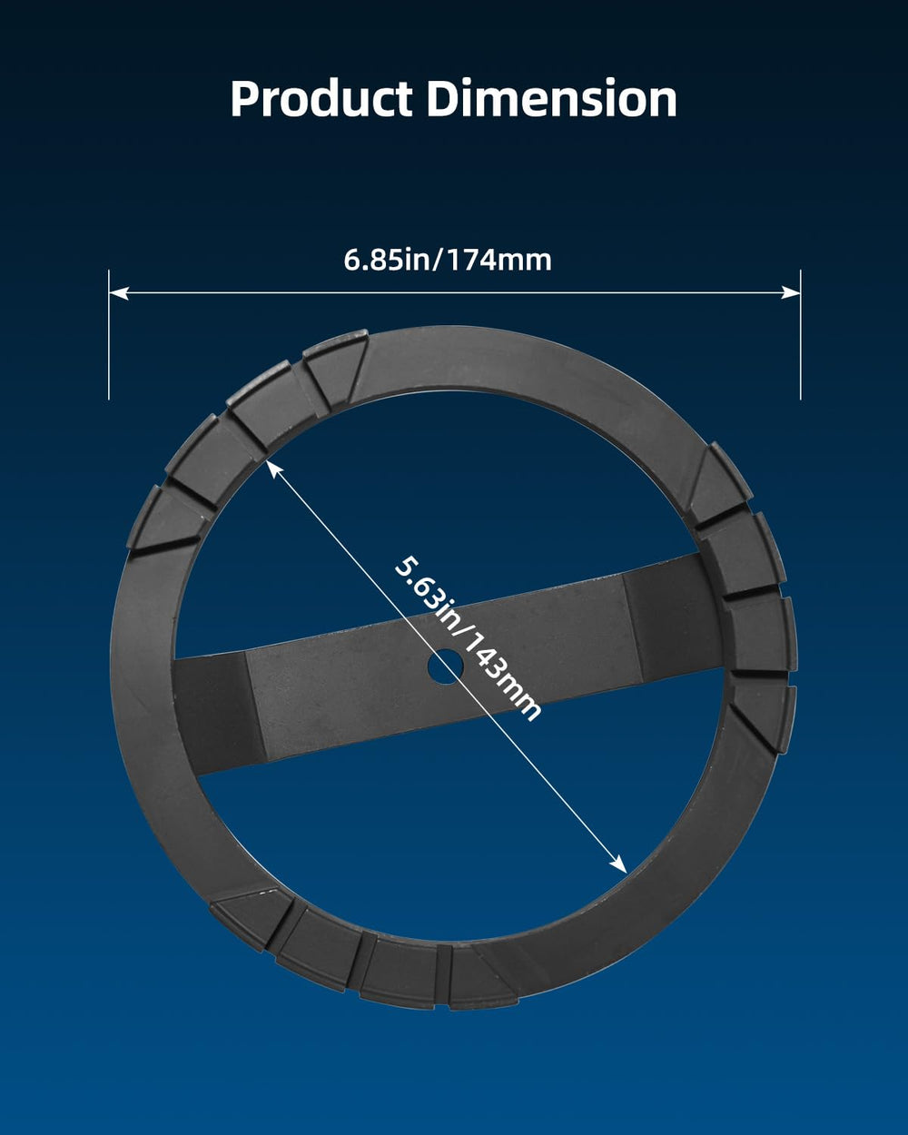 DPTOOL tool in use on a Toyota fuel tank retaining ring for safe removal