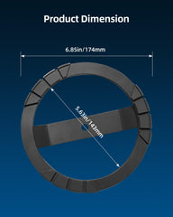 DPTOOL tool in use on a Toyota fuel tank retaining ring for safe removal