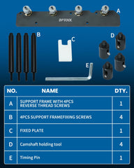 DPTOOL close-up of injector adapters, highlighting precise machining for accurate fit