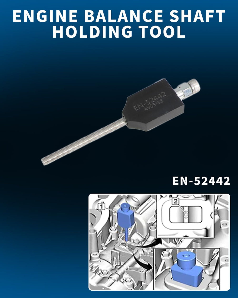 DPTOOL kit in use on CT5 engine demonstrating correct alignment and professional results