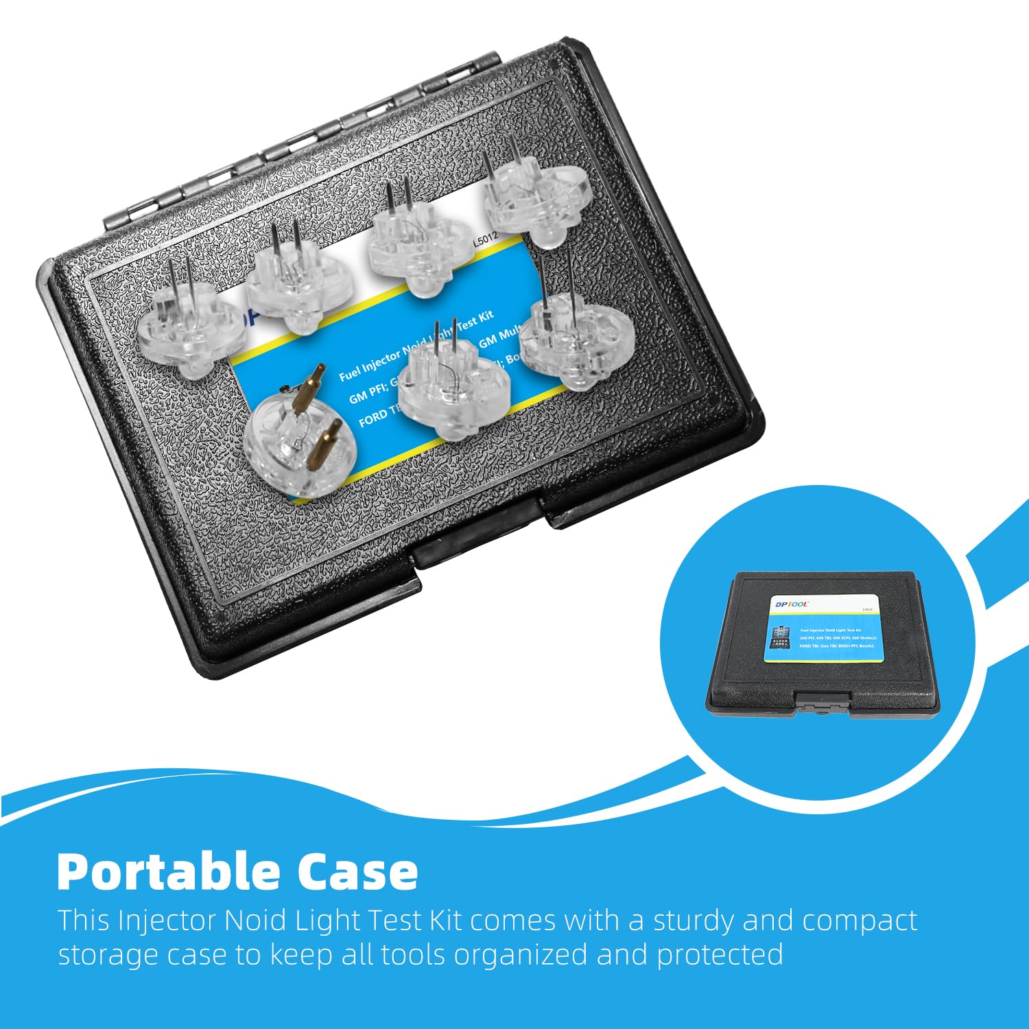 DPTOOL kit plugged into engine harness during testing to pinpoint electrical faults