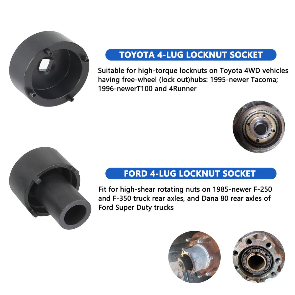 DPTOOL sockets arranged by size for easy selection and efficient workflow