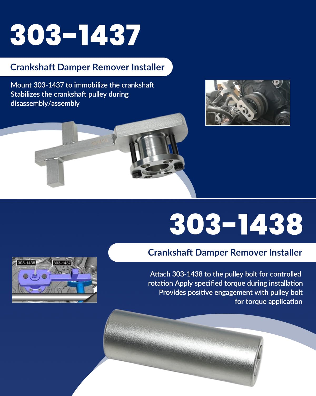 DPTOOL toolset in use on a Jaguar engine enabling safe and precise extraction