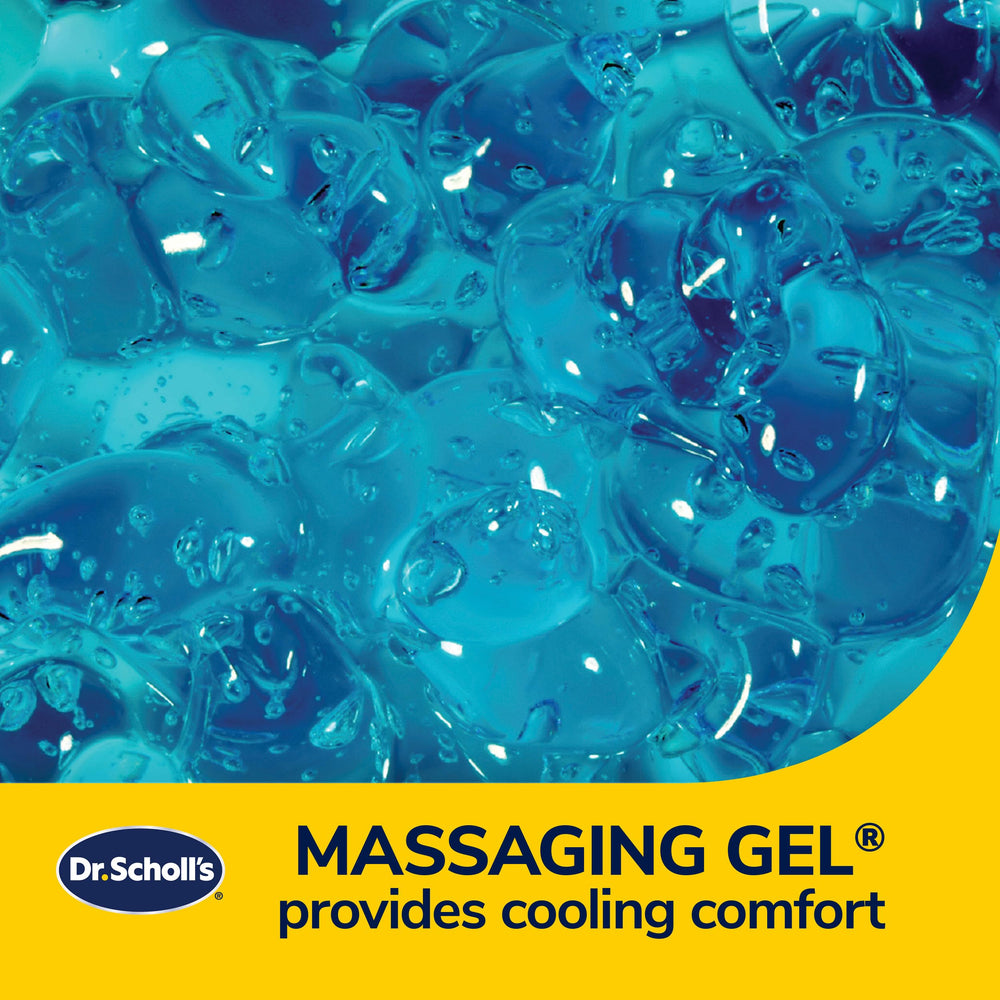 Dr. Scholl's cushion installed in a car seat improving ride comfort