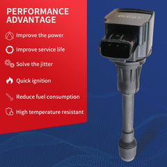 DrCax ignition coil close-up of coil body highlighting durable construction
