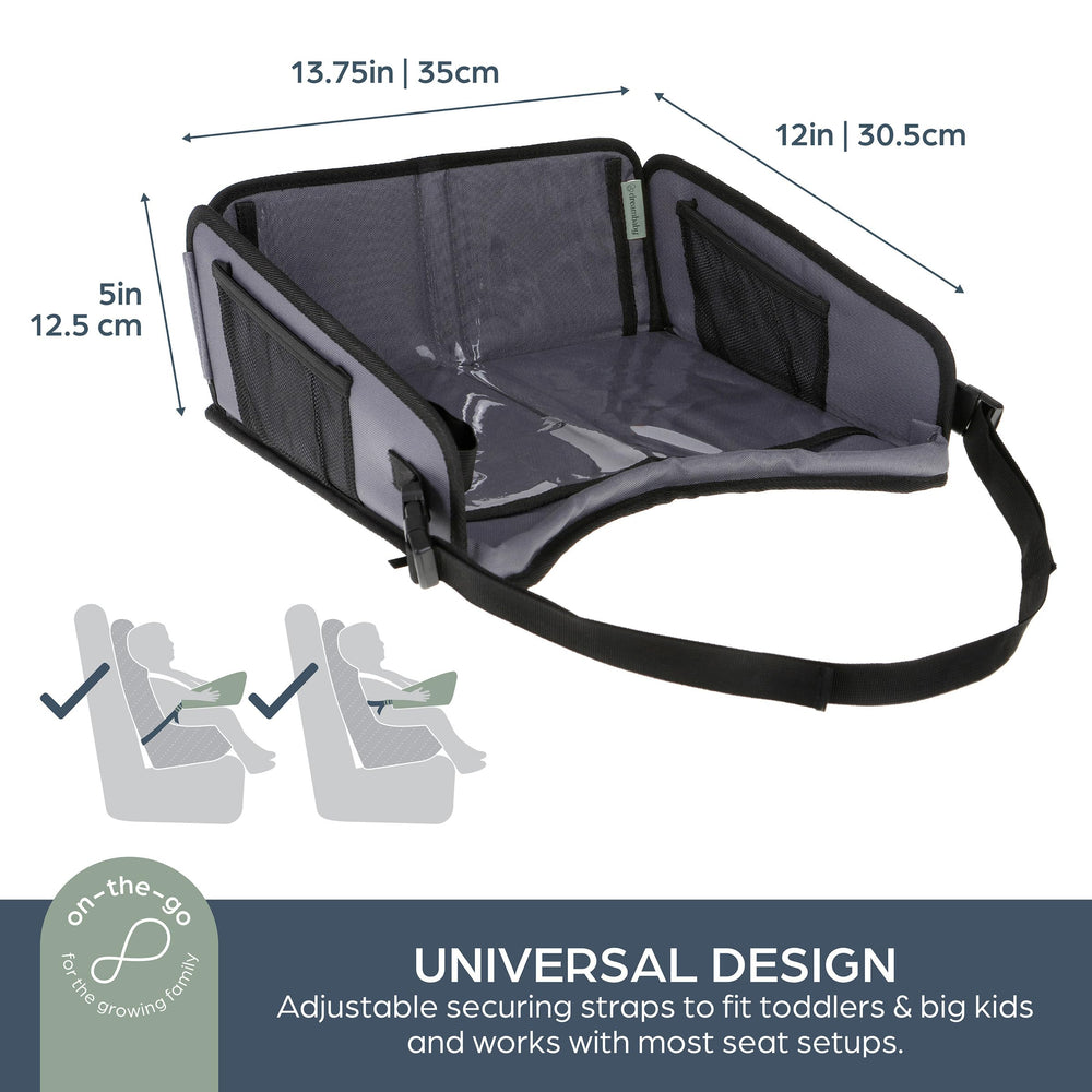 Dreambaby folded flat for compact packing and easy storage when travelling