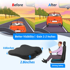 Dreamer Car close-up of dense memory foam texture for shock absorption benefit