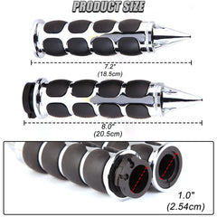 DREAMIZER chrome spiked head close-up highlighting corrosion-resistant finish and flair