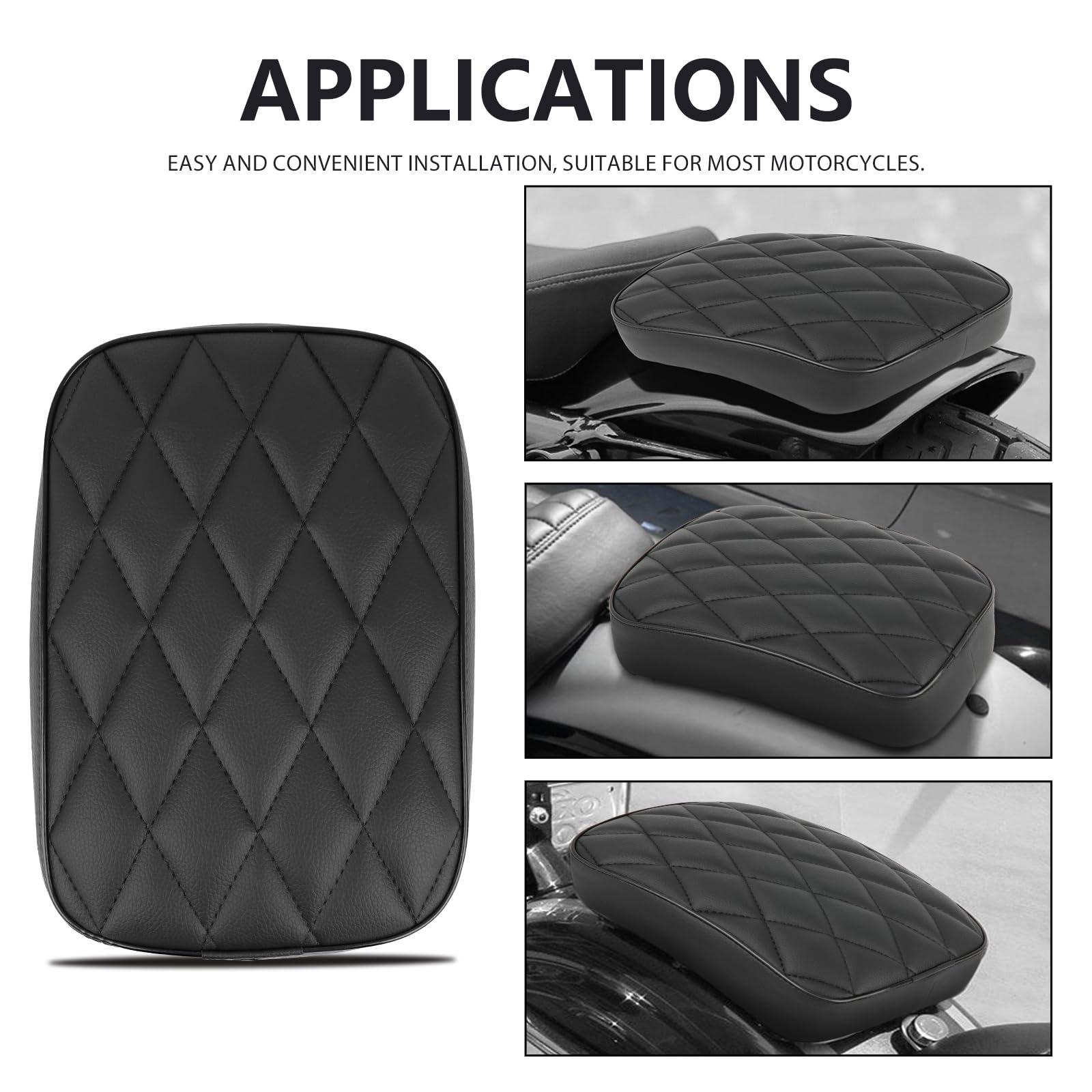DREAMIZER pad in lifestyle scene with passenger riding to show practical comfort on short trips