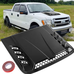 DREAMOTOR front view hood scoop showing aggressive styling and improved airflow