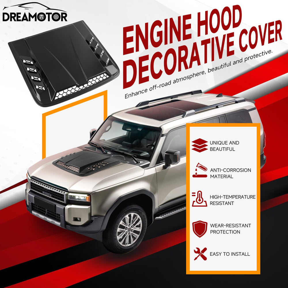 DREAMOTOR installed on pickup truck enhancing rugged look and engine airflow