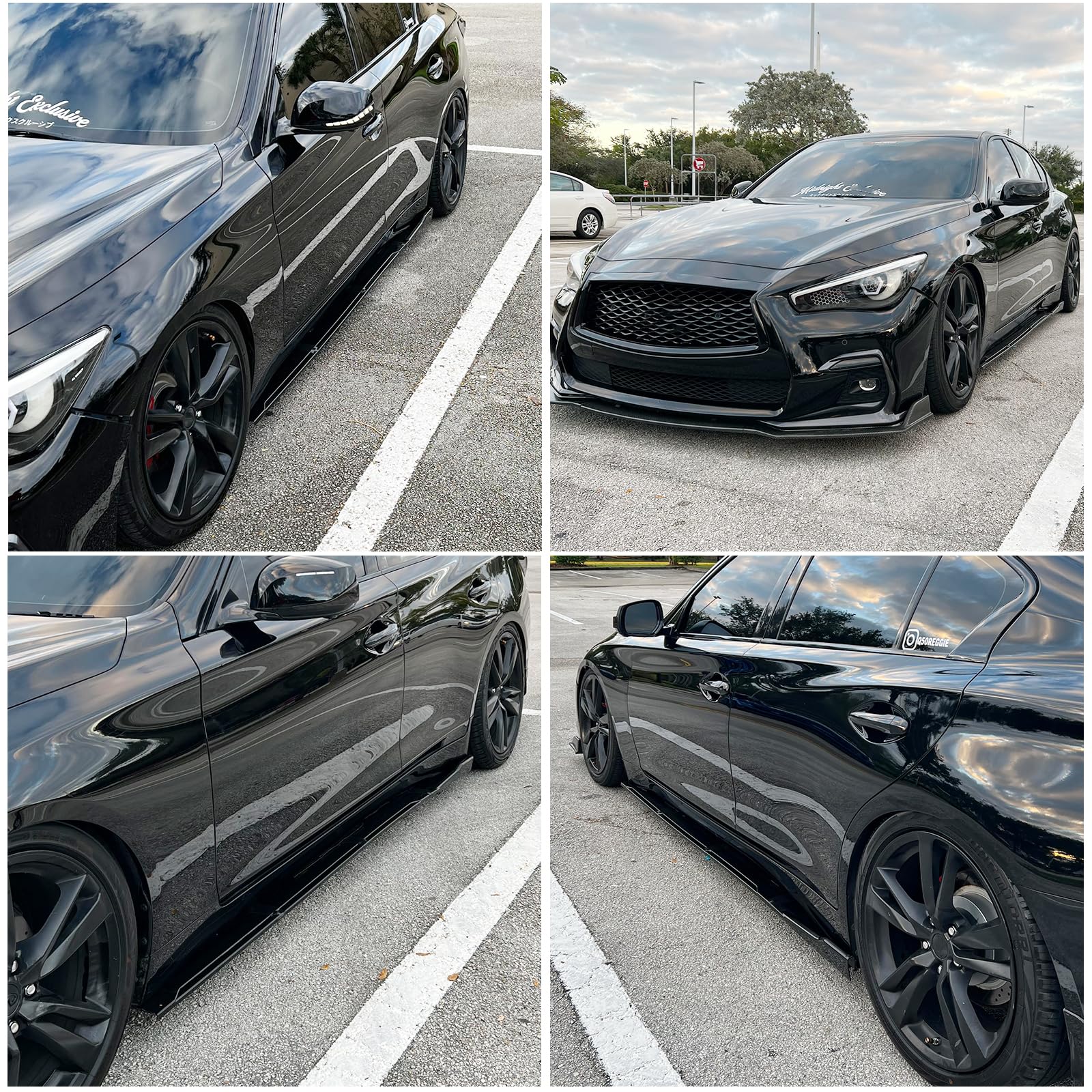 DREAMOTOR installed on car profile emphasizing sportier stance and protection