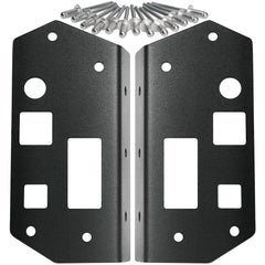Drieaco front view of reinforcement plates showing fit and finish benefit