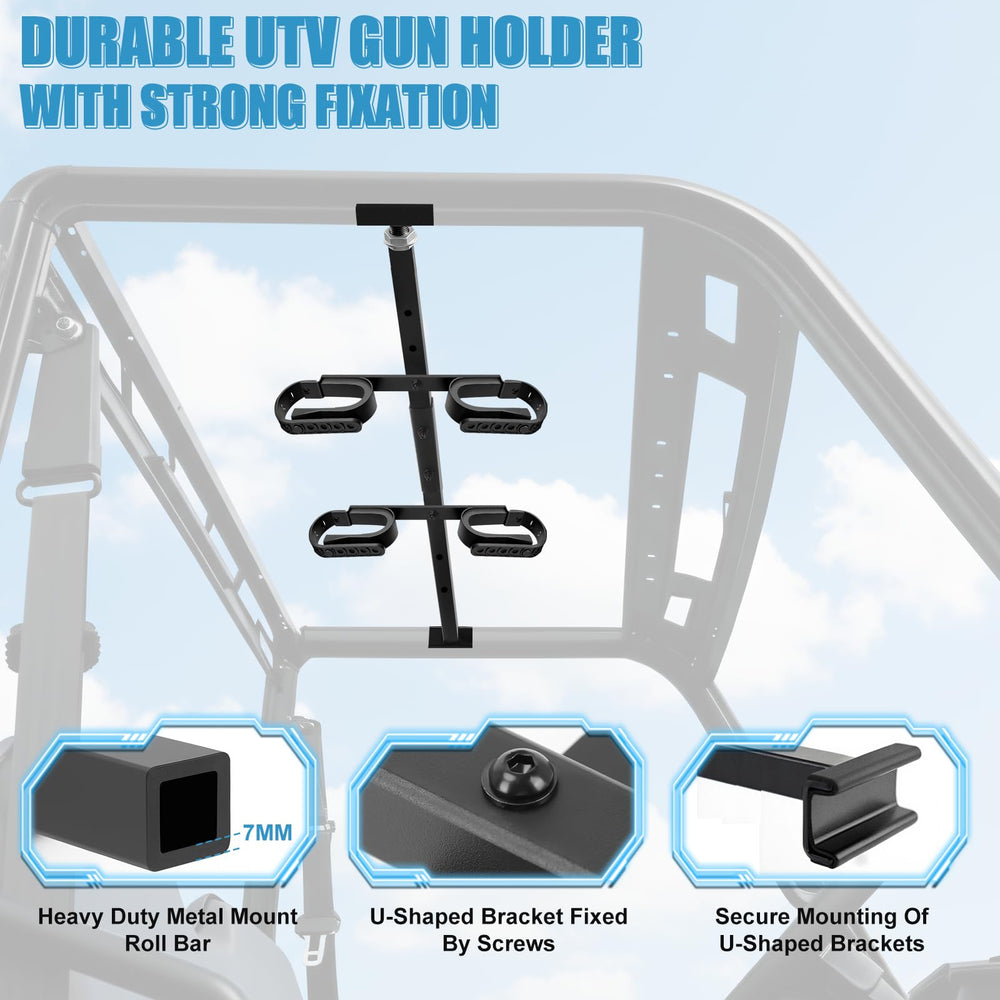 Drieaco gun loaded demo with rifle illustrating quick-draw accessibility