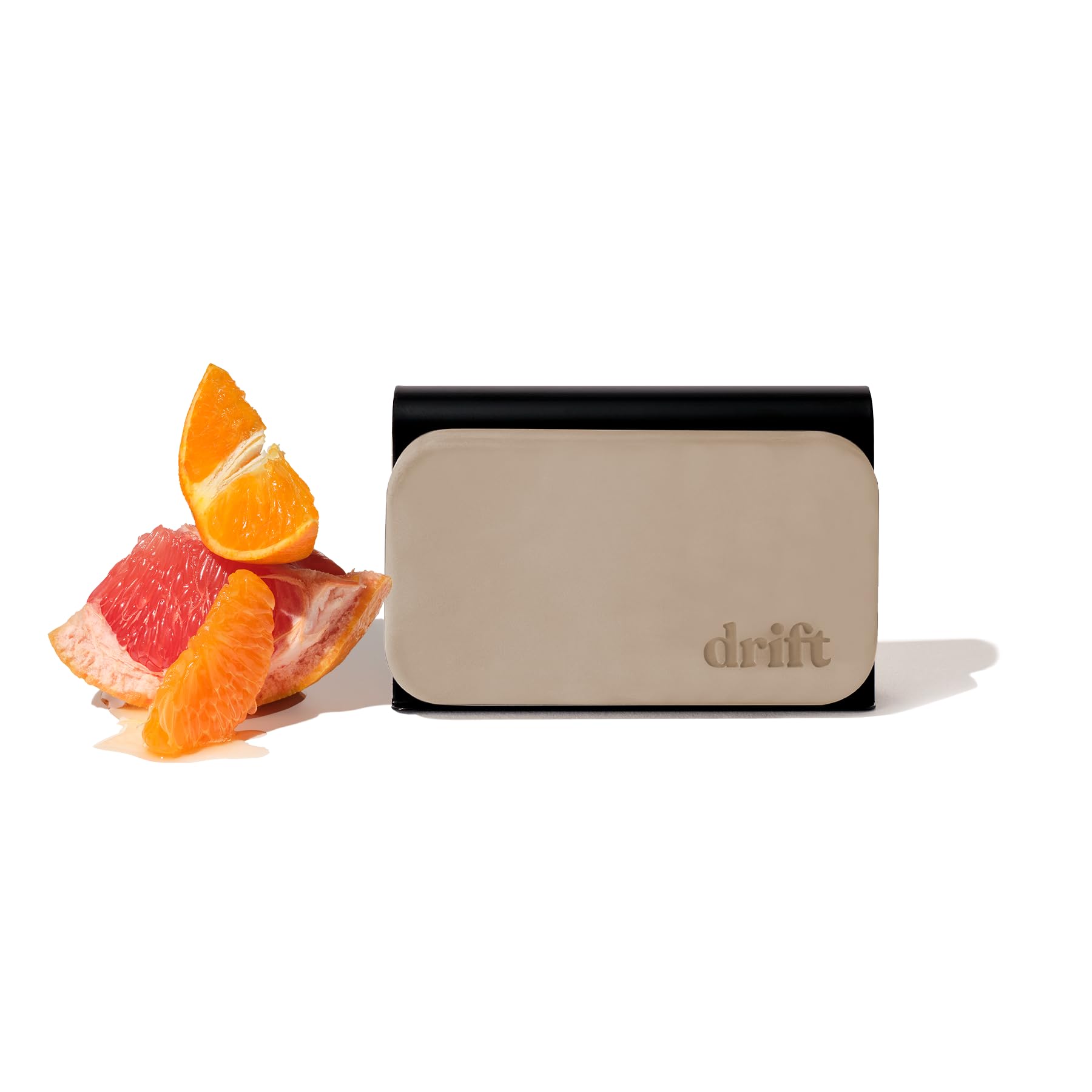 drift front packaging showing fresh pressed starter kit and benefit of clean ingredients