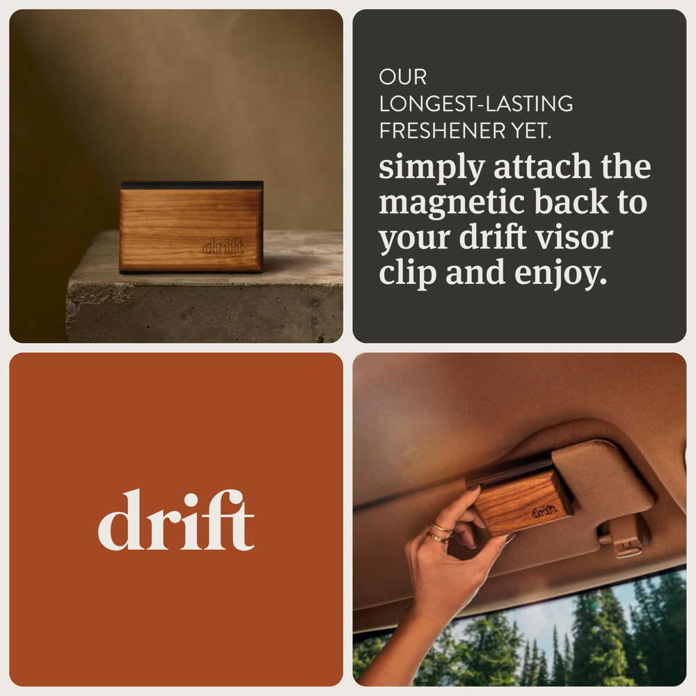 drift three refills arranged on table illustrating included quantity and presentation