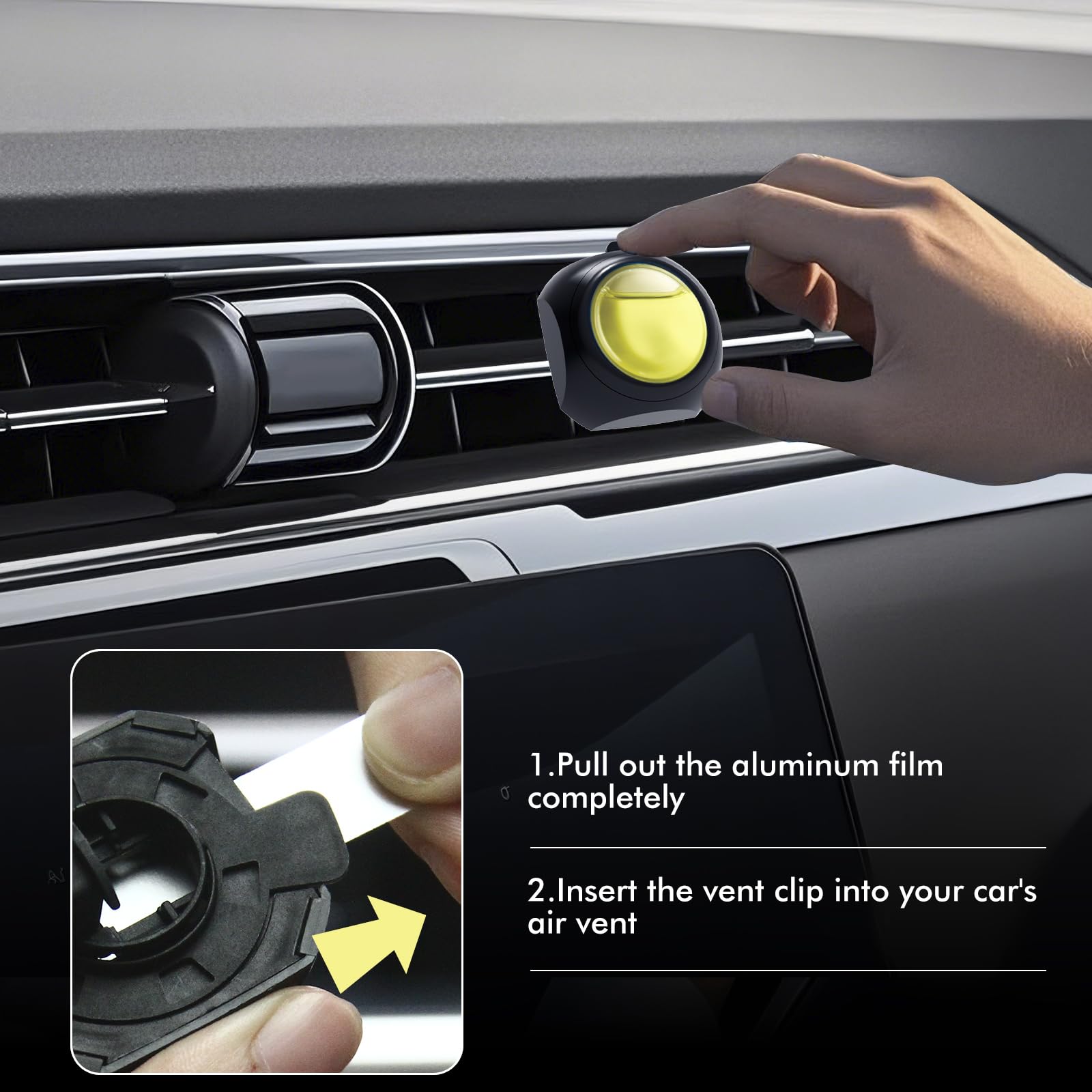 DRIVEJOY black clip design detail highlighting discreet look and blend