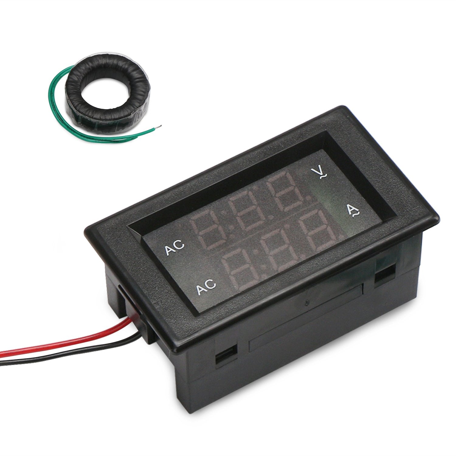 DROK current transformer clamp included for flexible installation and accurate sensing