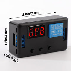 DROK relay terminal connections demonstrating simple 12V wiring benefit