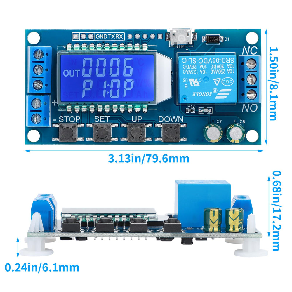DROK in-use setup controlling cyclic lighting to show automation benefit