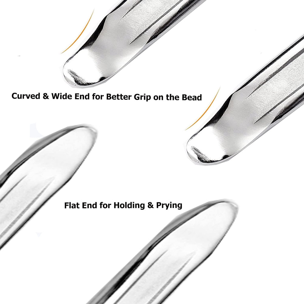 Dr.Roc iron tip rounded edge detail protecting inner tubes during prying