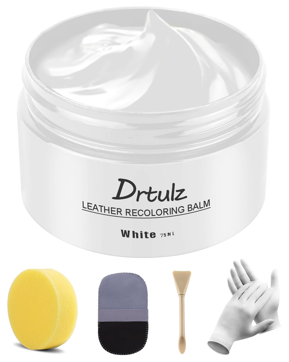 drtulz front packaging showing 75ml white balm and clear use benefit
