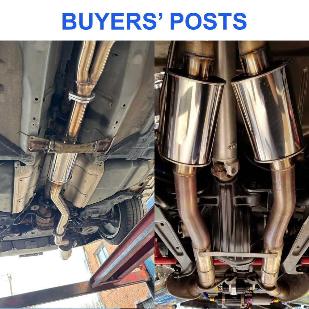Drynochet muffler in garage with tools, illustrates easy installation for enthusiasts
