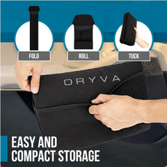 Dryva non-slip backing detail ensuring cover stays put while driving
