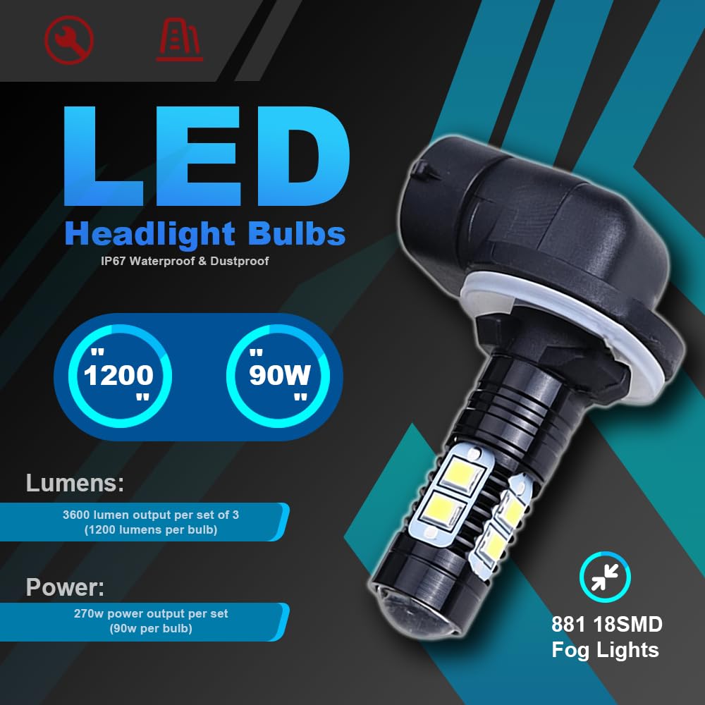 DSkoiph bulb fitting and socket view confirming correct 881 base fit