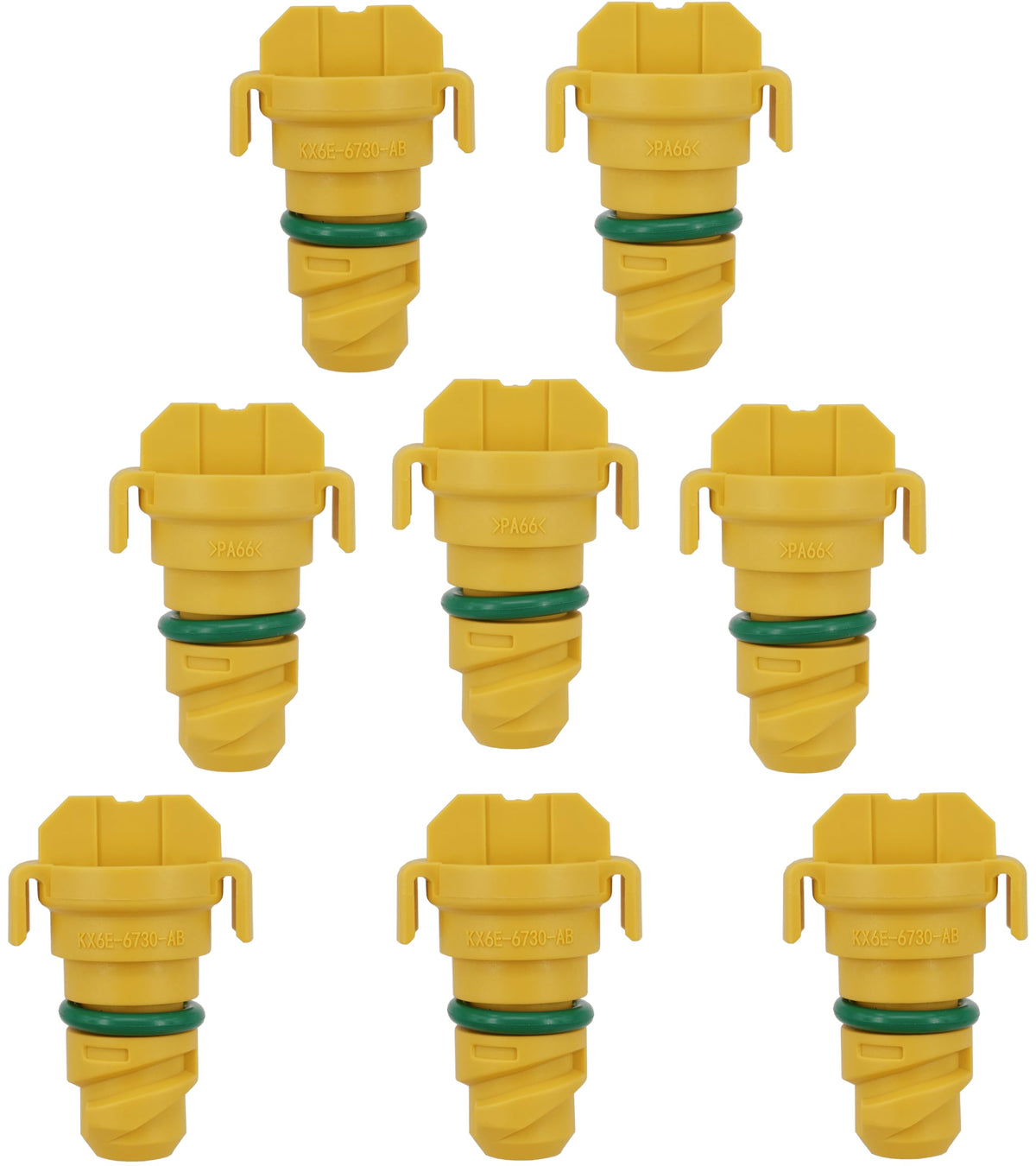 Dsnaduo front view of 8PCS oil drain plug kit showing package for fast servicing