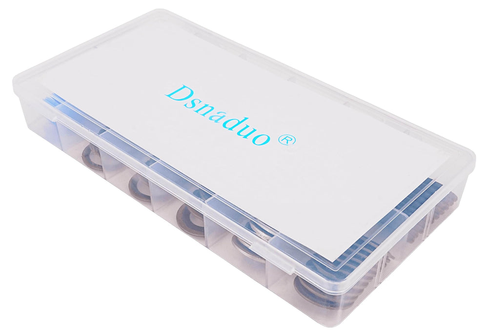 Dsnaduo labeled compartments and cross-reference sheet aiding fast part matching