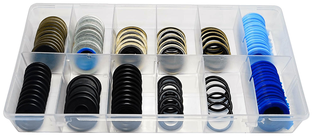 Dsnaduo washers next to ruler displaying exact sizes for precise fit selection