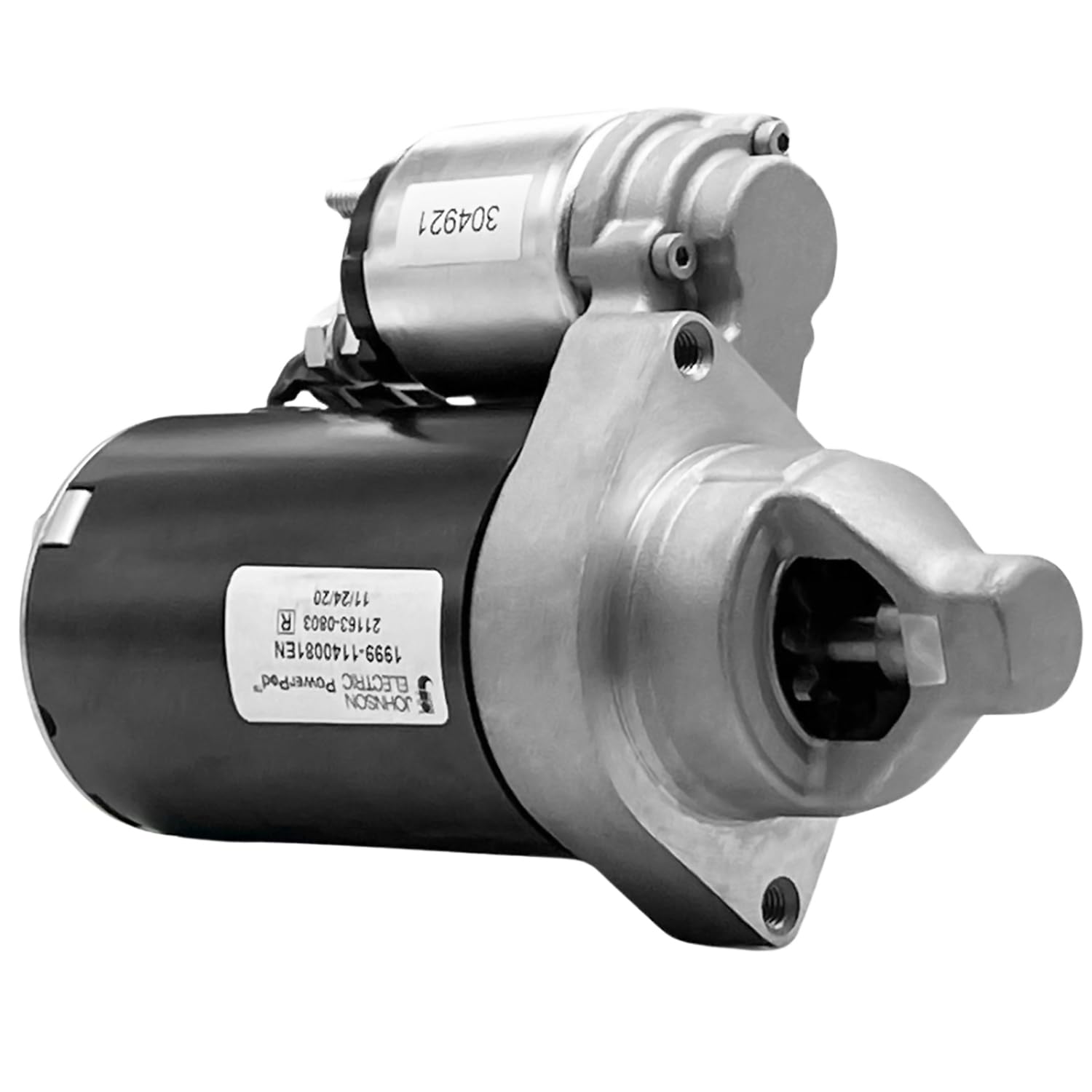 DSS AUTO PARTS starter front view showing mounting and terminals for reliable replacement