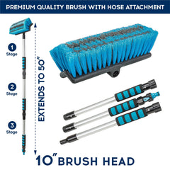 DSV Standard close-up of soft bristles highlighting gentle, scratch-free action