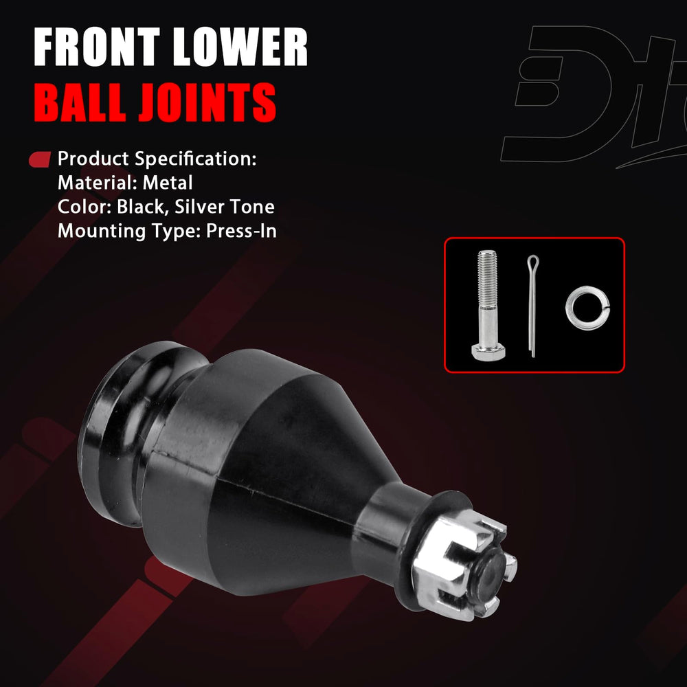 Dtomi ball joint packaging with two units in box showing ready-to-install benefit