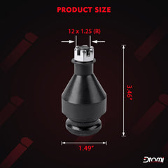 Dtomi ball joint rubber bushing texture detail showing vibration reduction benefit