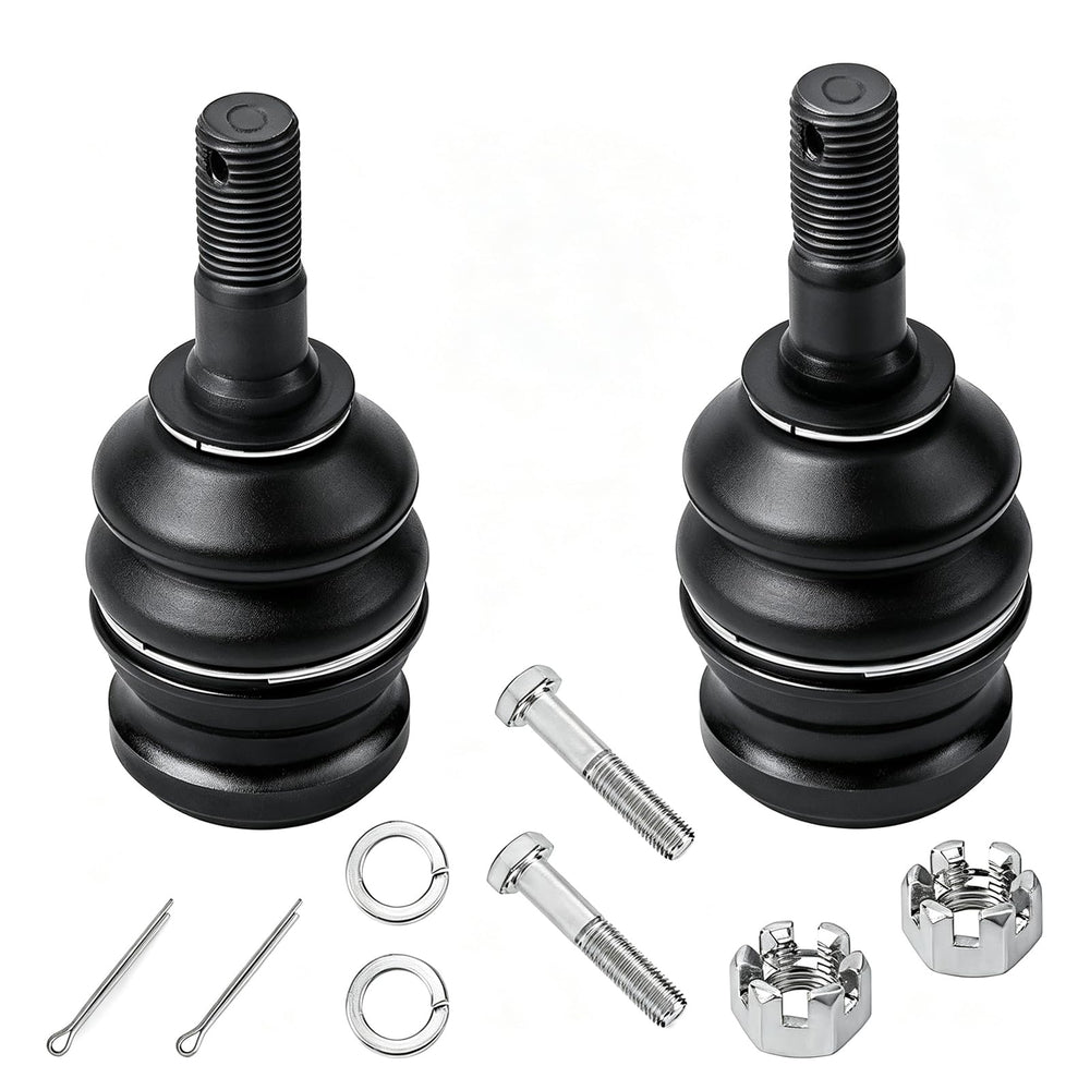 Dtomi front lower ball joint front view showing fit and durable finish benefit