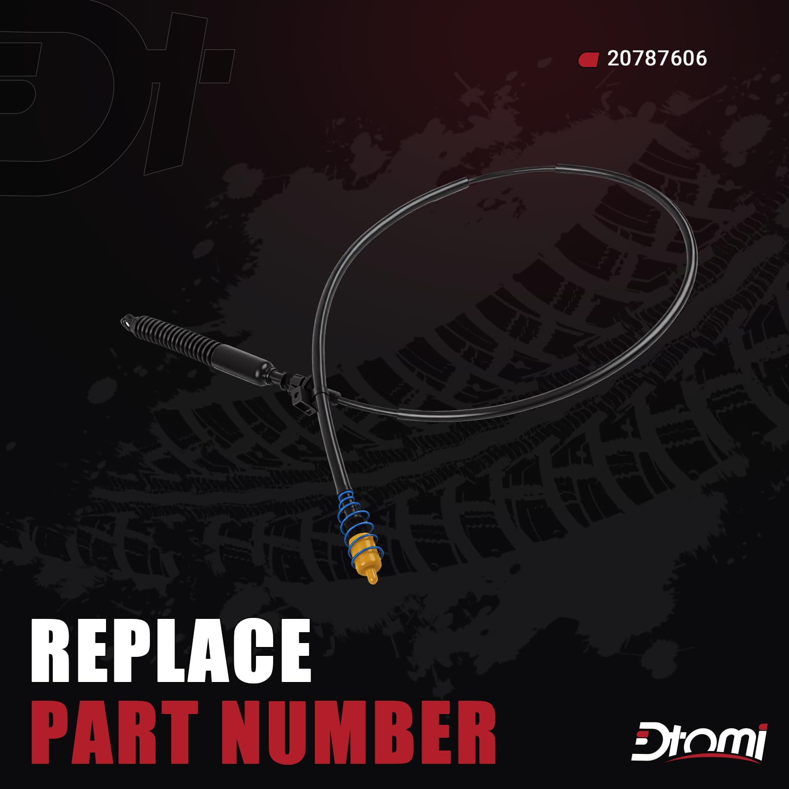 Dtomi close-up of cable connector for secure connection and reliability