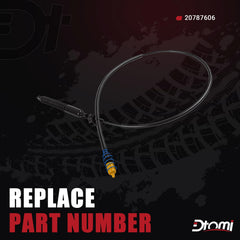 Dtomi close-up of cable connector for secure connection and reliability