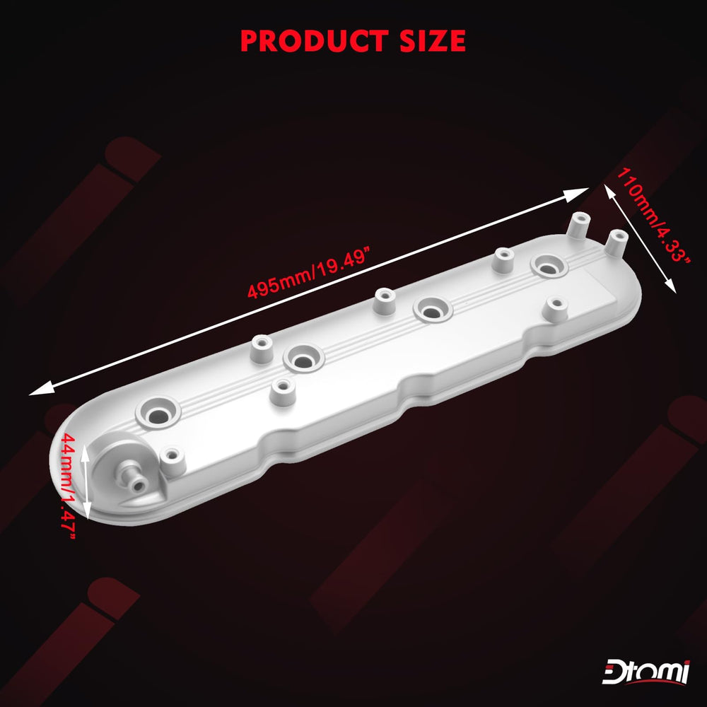 Dtomi valve cover bolts and hardware showing zinc-coated bolts for corrosion resistance