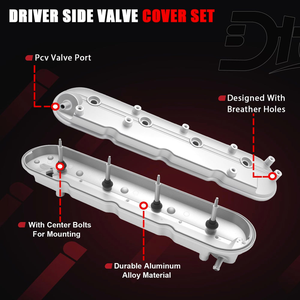 Dtomi valve cover installed in engine bay demonstrating clean fit and improved engine cleanliness