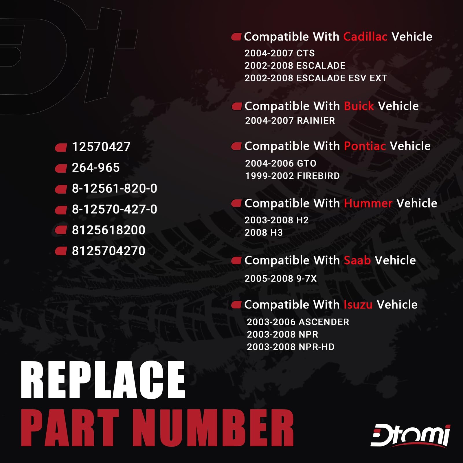 Dtomi valve cover gasket closeup showing precise seal profile for leak prevention